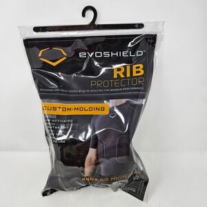 EvoShield Knox Rib Protector Custom Molding Compression Shirt Grey Adult Small